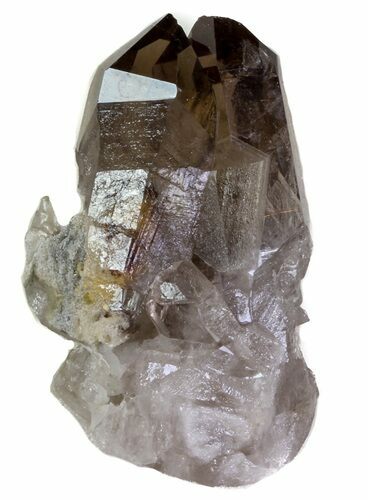 Smoky Quartz Crystal Cluster - Brazil #61458